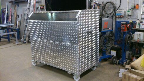 Förvaringsbox durk aluminium